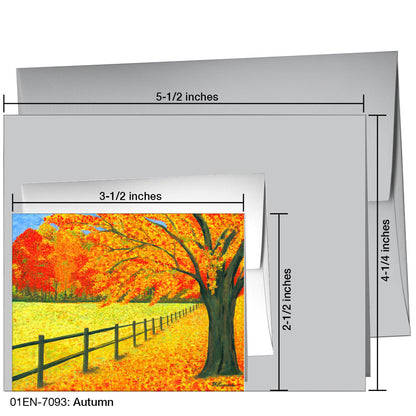Autumn, Greeting Card (7093), Enclosure, printedcanvas.com