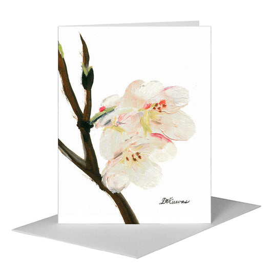 Cherry Blossoms, Greeting Card (#7097D) A2 Card Front, www.printedcanvas.com