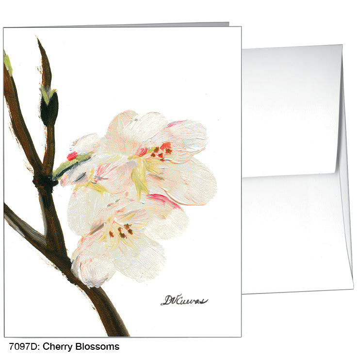 Cherry Blossoms, Greeting Card (7097D), A2 Card, www.printedcanvas.com