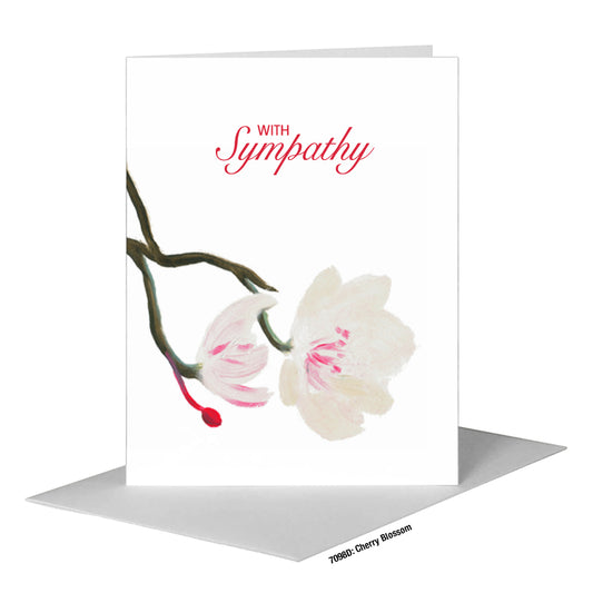 Cherry Blossom, Greeting Card (#7098D), A2 Card Front, www.printedcanvas.com