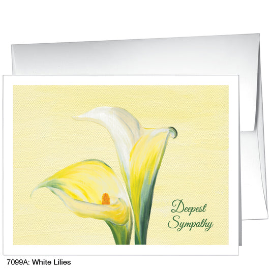 White Lilies, Greeting Card (7099A)