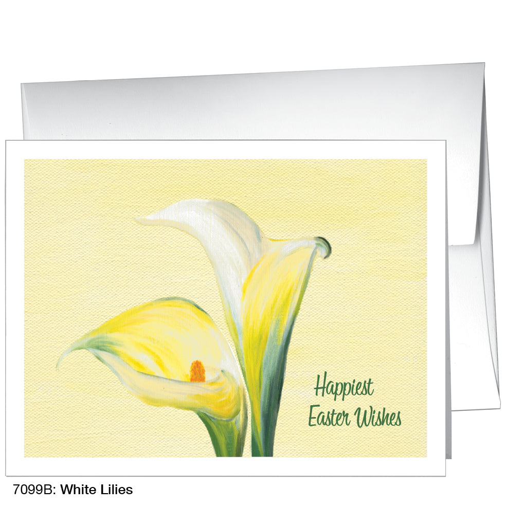 White Lilies, Greeting Card (7099B)