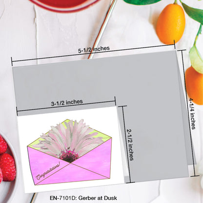 Gerber at Dusk, Greeting Card (#7101D)