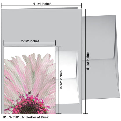 Gerber at Dusk, Greeting Card (#7101EA)