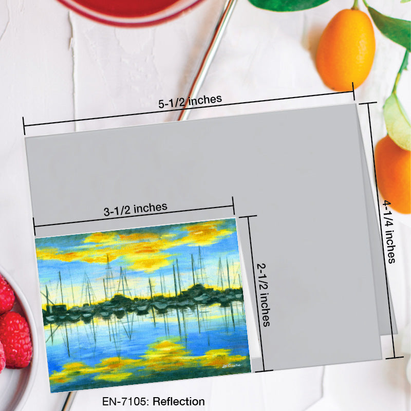 Reflection, Greeting Card (7105B), Enclosure Card, www.printedcanvas.com