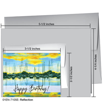 Reflection, Greeting Card (7105E), Enclosure, printedcanvas.com