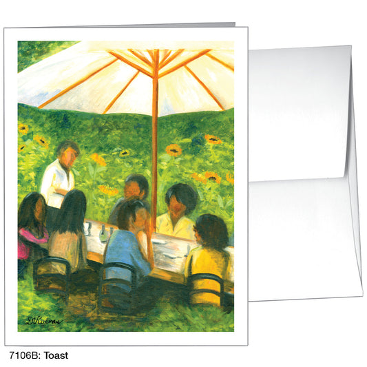 Toast, Greeting Card (7106B), A2, printedcanvas.com