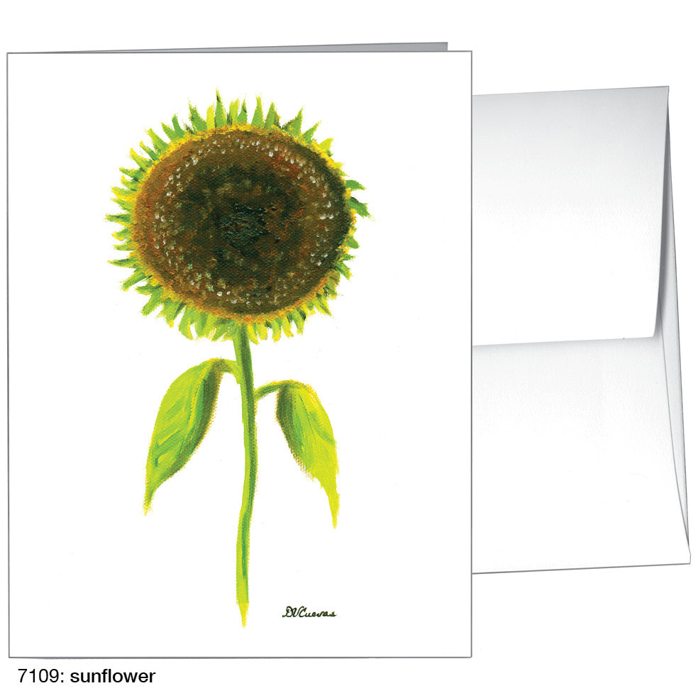 Sunflower, Greeting Card (7109), A2, printedcanvas.com