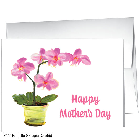 Little Skipper Orchid, Greeting Card (7111E)