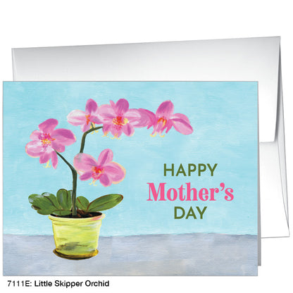 Little Skipper Orchid, Greeting Card (7111E) - Printed Canvas