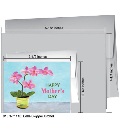 Little Skipper Orchid, Greeting Card (7111E) - Printed Canvas