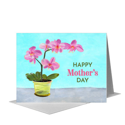 Little Skipper Orchid, Greeting Card (#7111E), A2 Card Front, www.printedcanvas.com