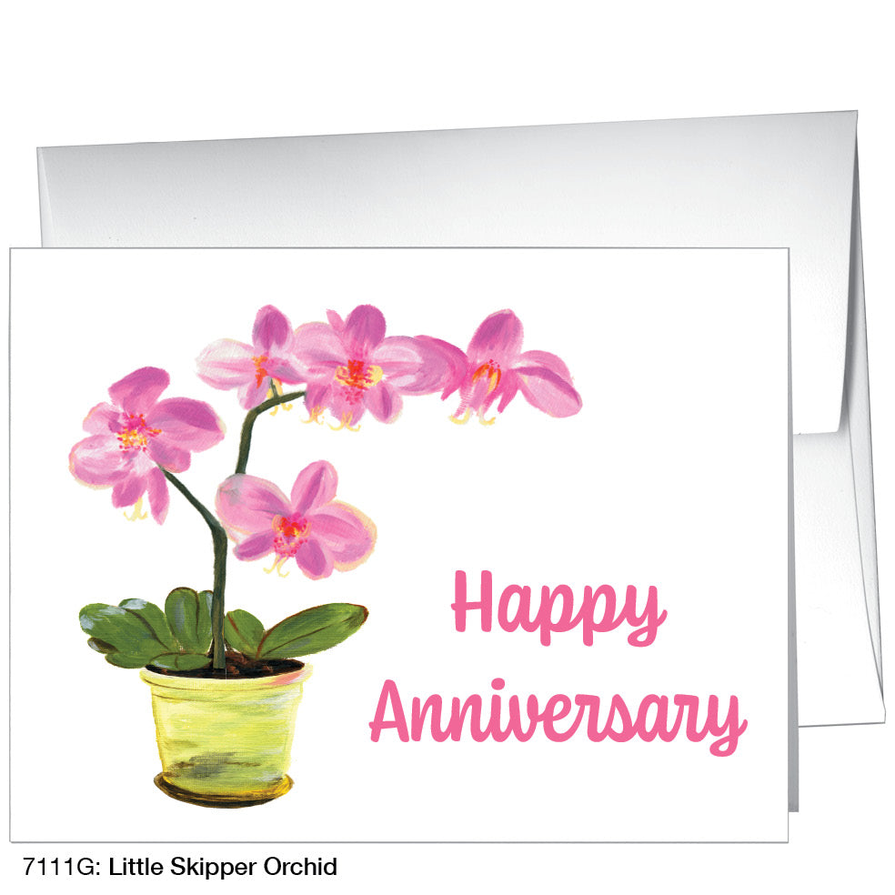 Little Skipper Orchid, Greeting Card (7111G)