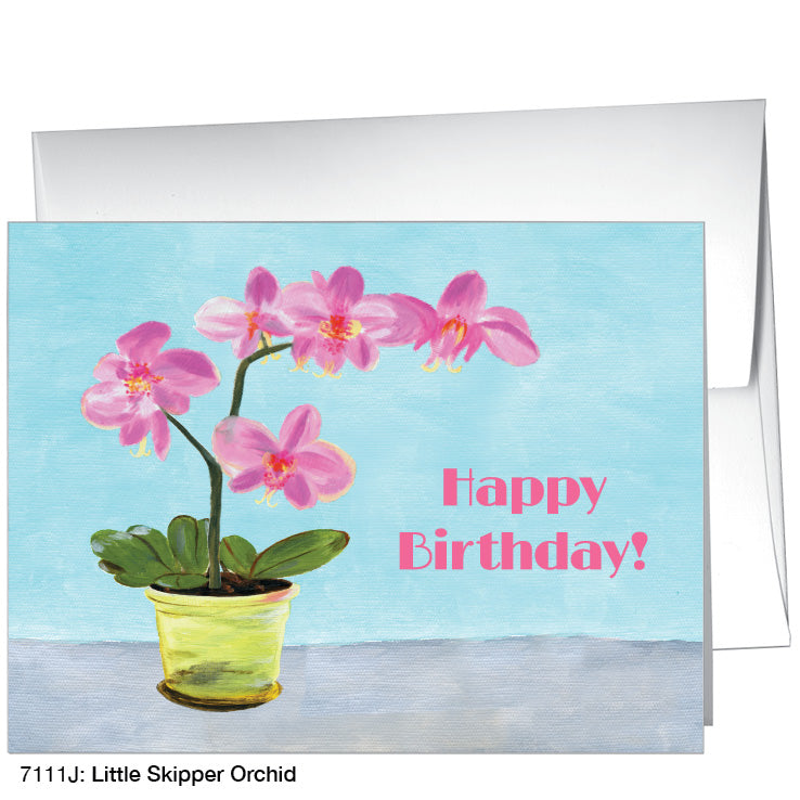 Little Skipper Orchid, Greeting Card (7111J), A2 Card, www.printedcanvas.com