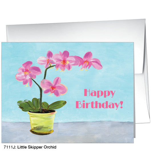Little Skipper Orchid, Greeting Card (7111J), A2 Card, www.printedcanvas.com