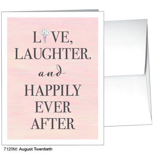 August Twentieth, Greeting Card (7120M)