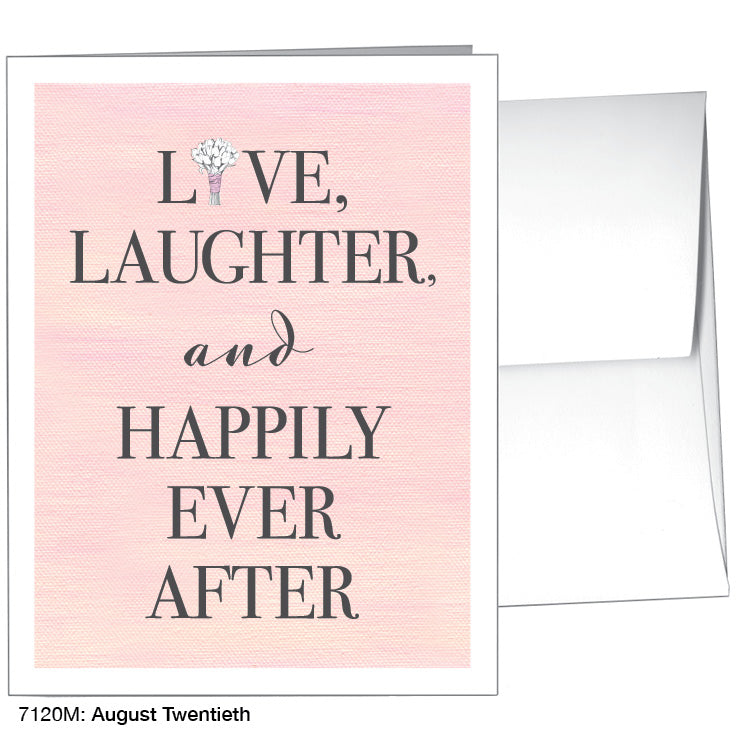 August Twentieth, Greeting Card (7120M), A2, printedcanvas.com