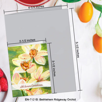 Bethlehem Ridgeway Orchid, Greeting Card (#7121B)