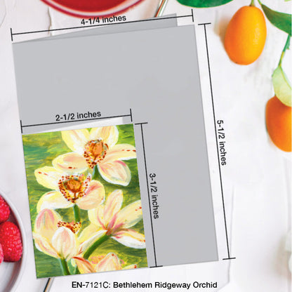 Bethlehem Ridgeway Orchid, Greeting Card (7121C), Enclosure Card, www.printedcanvas.com