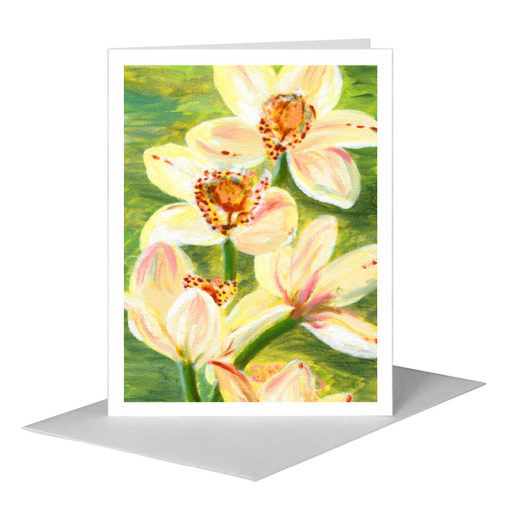 Bethlehem Ridgeway Orchid, Greeting Card (#7121C), A2 Card Front, www.printedcanvas.com