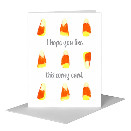 Candy Corn, Greeting Card (#7123A) A2 Card Front, www.printedcanvas.com