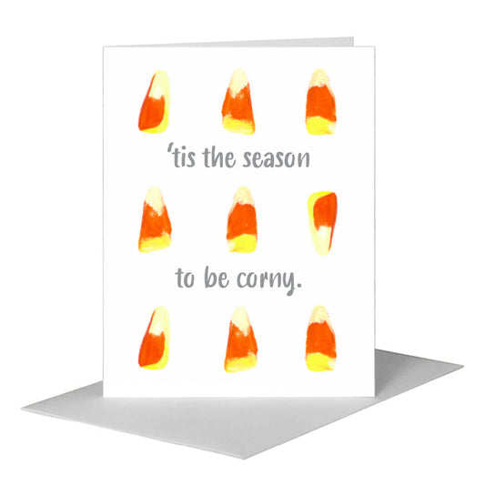 Candy Corn, Greeting Card (#7123B) A2 Card Front, www.printedcanvas.com