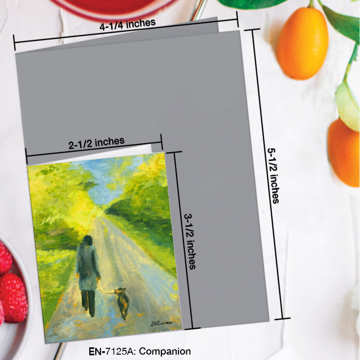 Companion, Greeting Card (7125A), Enclosure Card, www.printedcanvas.com