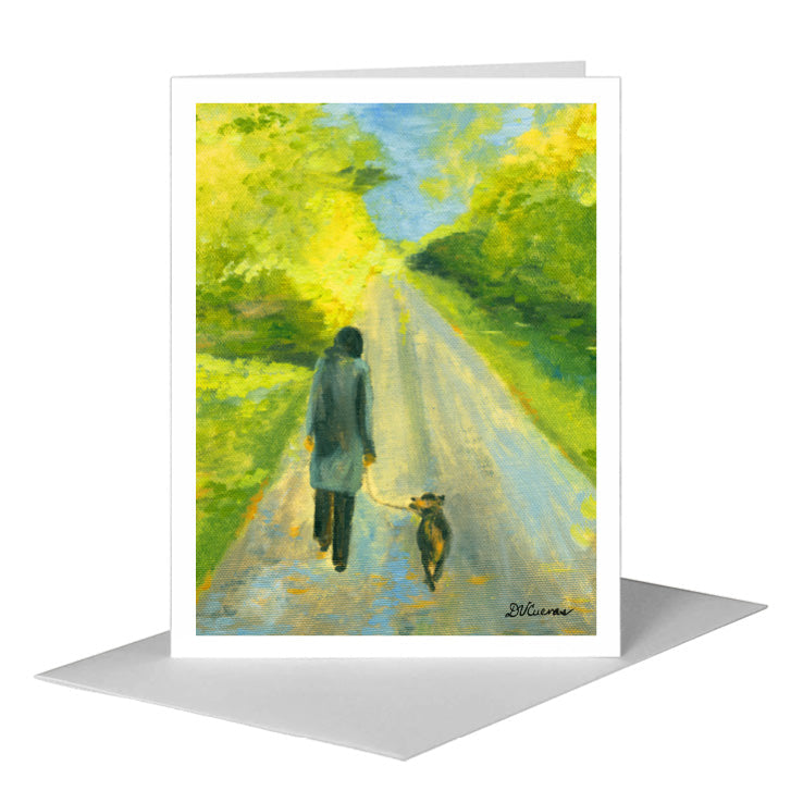 Companion, Greeting Card (#7125A) A2 Card Front, www.printedcanvas.com