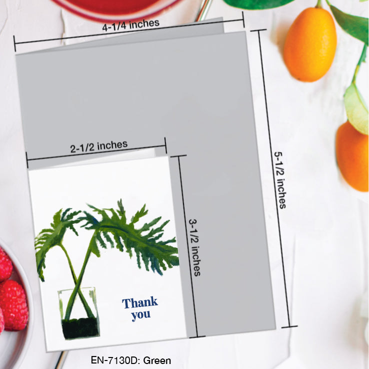 Green, Greeting Card (#7130D)