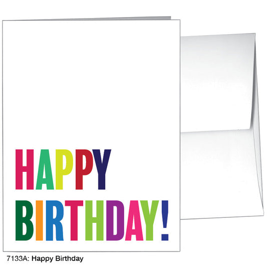 Happy Birthday, Greeting Card (7133A), A2 Card Front, www.printedcanvas.com