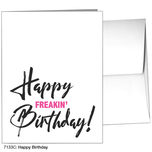 Happy Birthday, Greeting Card (7133C)