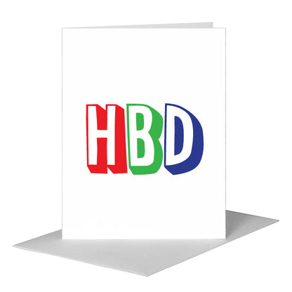 Happy Birthday, Greeting Card (#7133C), A2 Card Front, www.printedcanvas.com