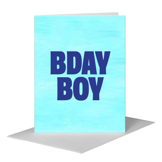 Happy Birthday, Greeting Card (#7133D) A2 Card Front, www.printedcanvas.com