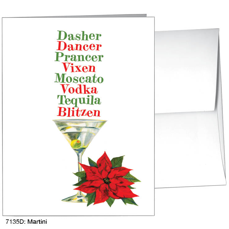 Martini, Greeting Card (#7135C), A2 Card, www.printedcanvas.com