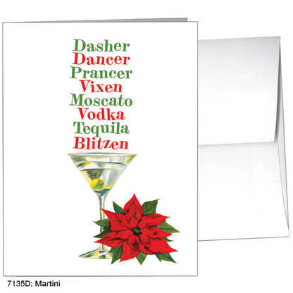 Martini, Greeting Card (#7135C), A2 Card, www.printedcanvas.com