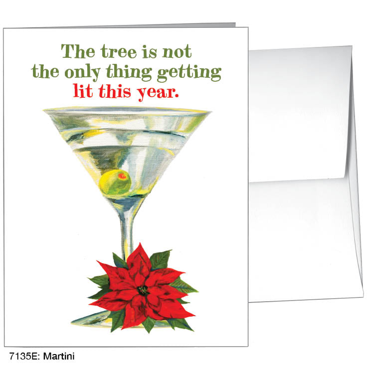 Martini, Greeting Card (#7135E), A2 Card, www.printedcanvas.com