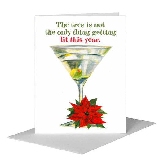 Martini, Greeting Card (#7135E) A2 Card Front, www.printedcanvas.com