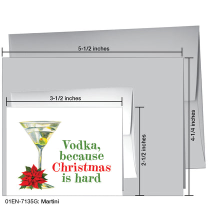 Martini, Greeting Card (7135G)
