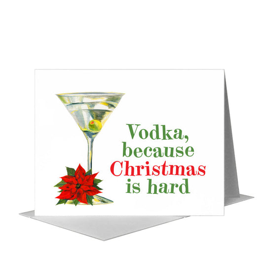 Martini, Greeting Card (#7135G) A2 Card Front, www.printedcanvas.com