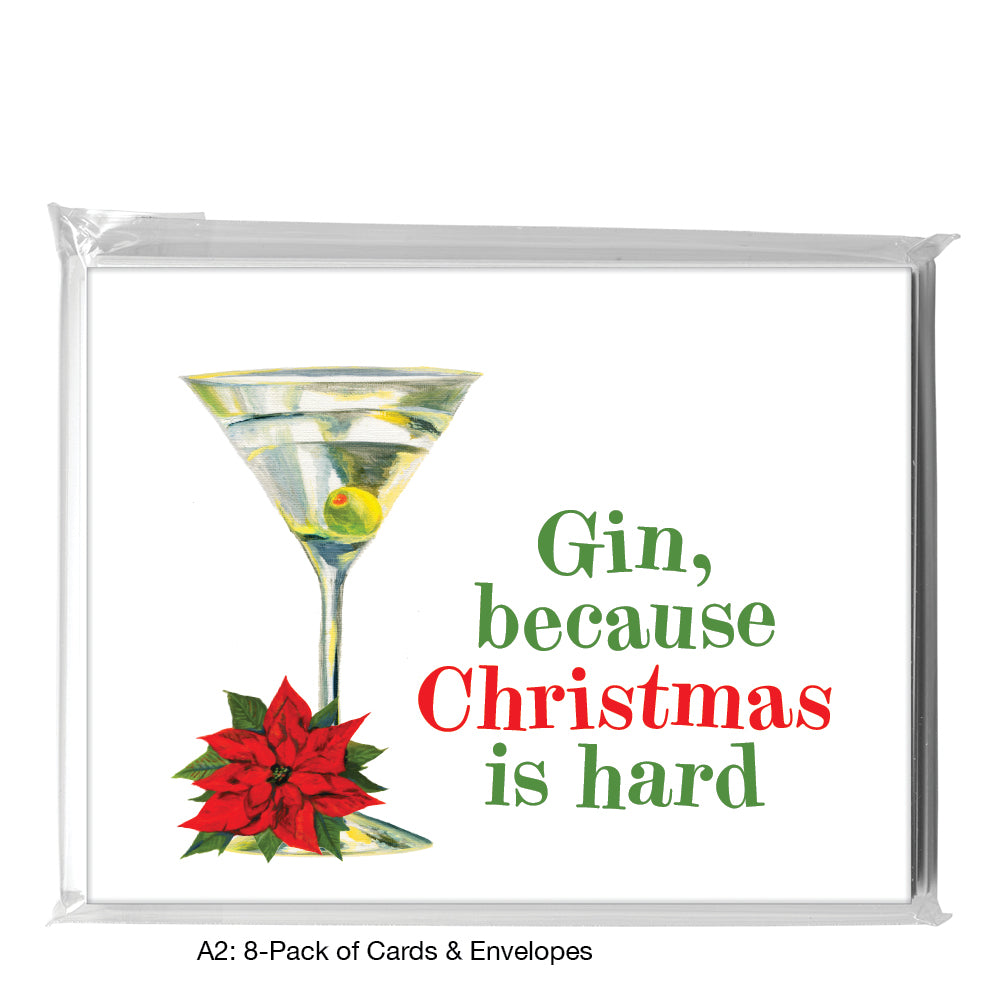 Martini, Greeting Card (#7135J), 8-Pack, www.printedcanvas.com