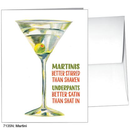 Martini, Greeting Card (7135N)