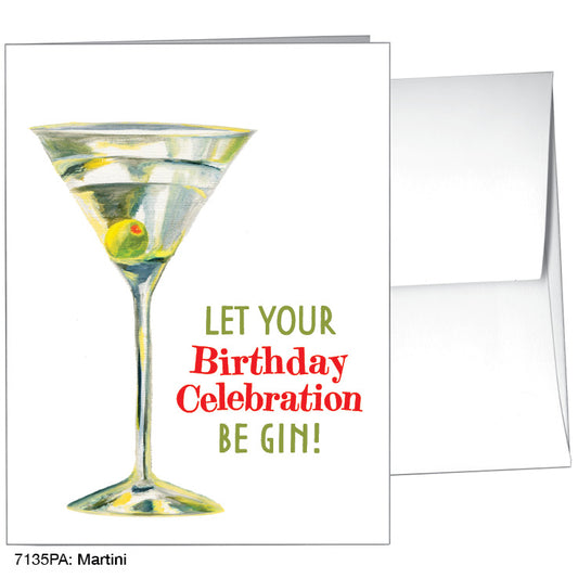 Martini, Greeting Card (7135PA), A2 Card Front, www.printedcanvas.com