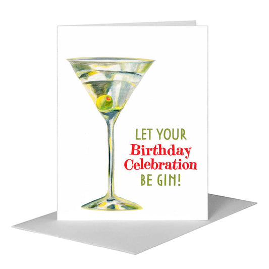 Martini, Greeting Card (#7135PA) A2 Card Front, www.printedcanvas.com