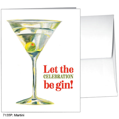 Martini, Greeting Card (7135P)