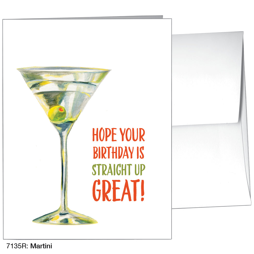 Martini, Greeting Card (7135R), A2, printedcanvas.com