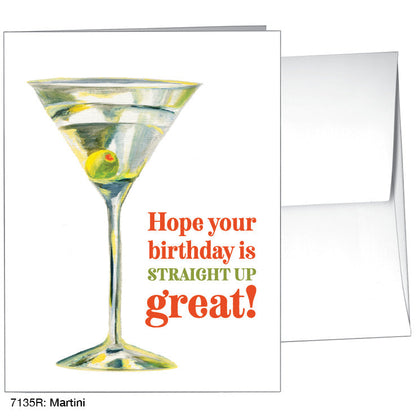 Martini, Greeting Card (7135R), A2 Card, www.printedcanvas.com