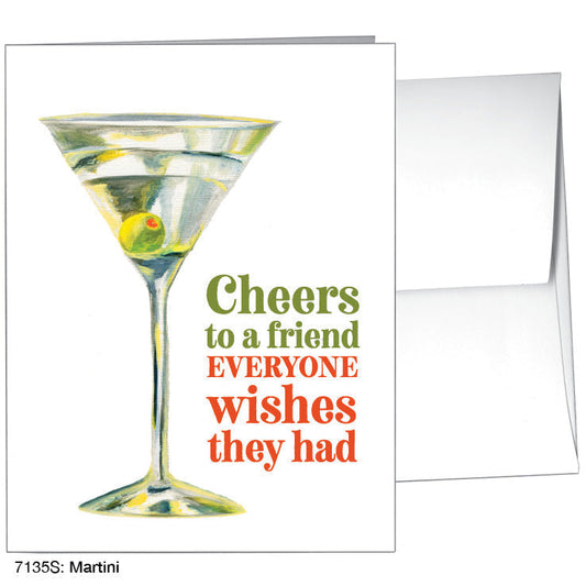 Martini, Greeting Card (7135S)