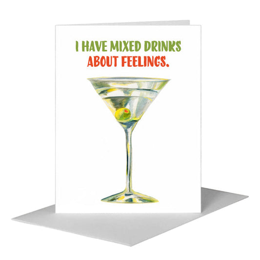 Martini, Greeting Card (#7135WA) A2 Card Front, www.printedcanvas.com