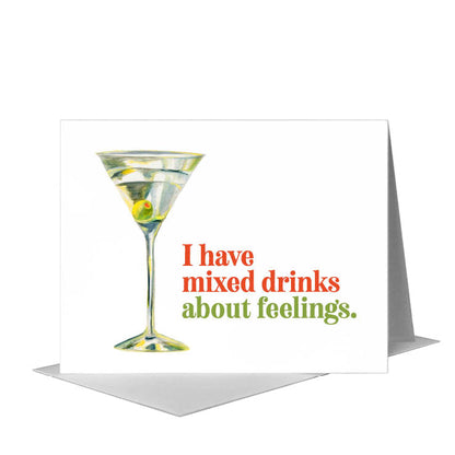 Martini, Greeting Card (#7135W) A2 Card Front, www.printedcanvas.com
