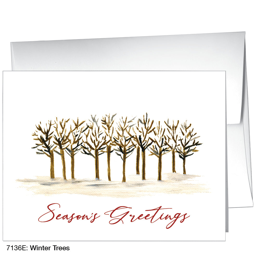 Winter Trees, Greeting Card (7136E)